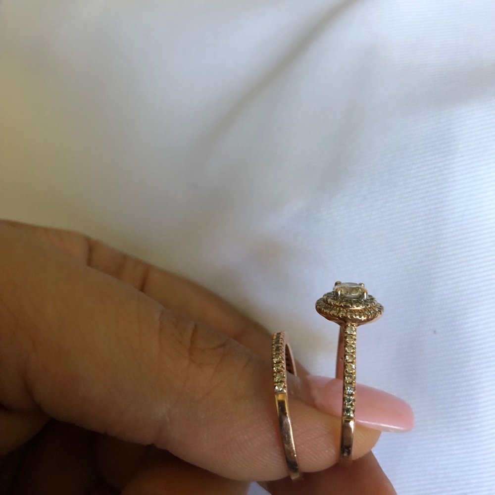 Celebration Grand Wedding Ring/Band Set - Picture 8 of 8